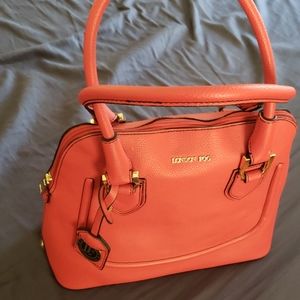 Pebbled Leather Handbag
